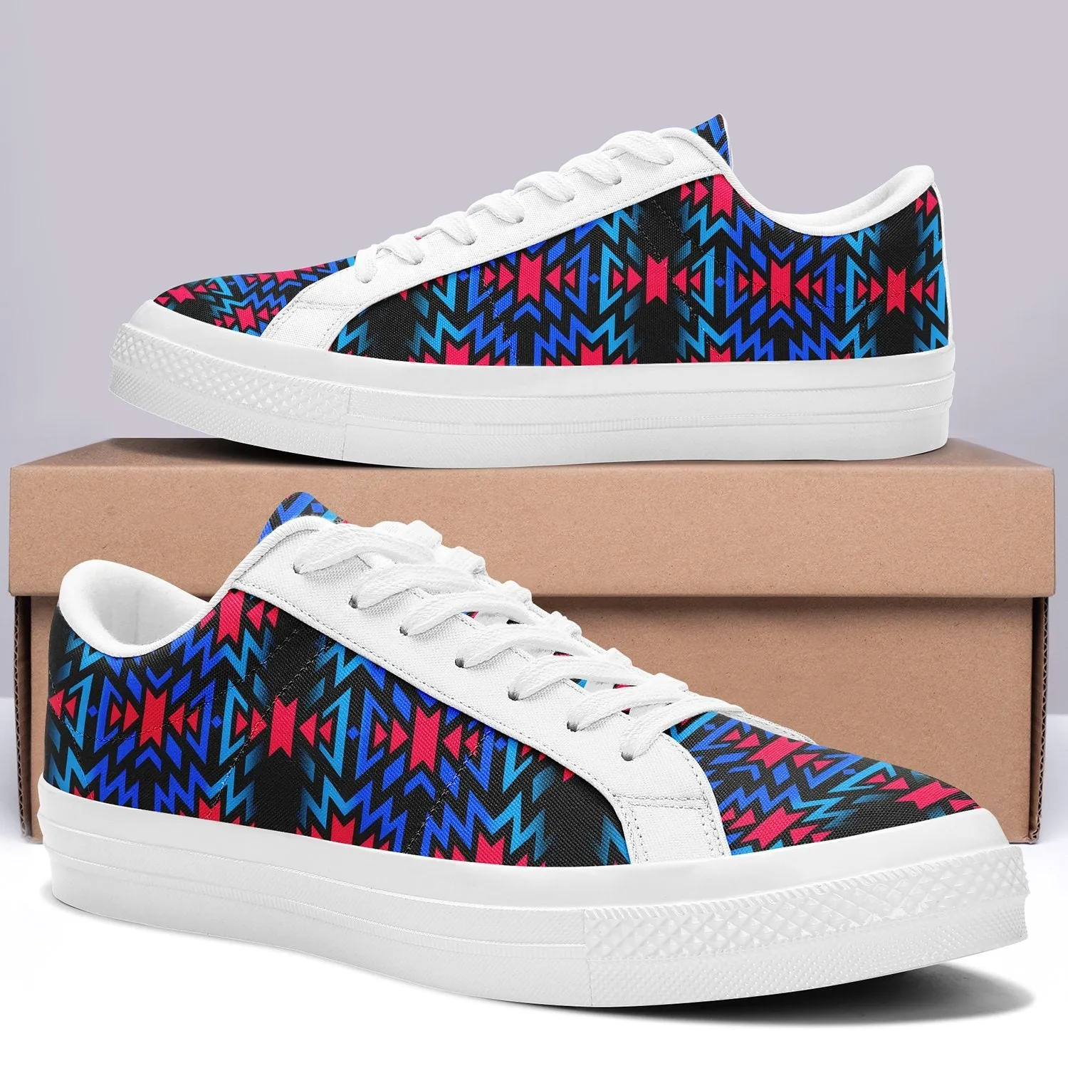 Black Fire Dragonfly Aapisi Low Top Canvas Shoes White Sole