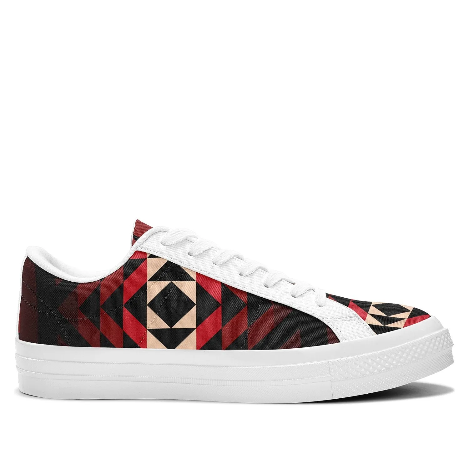 Black Rose Aapisi Low Top Canvas Shoes White Sole