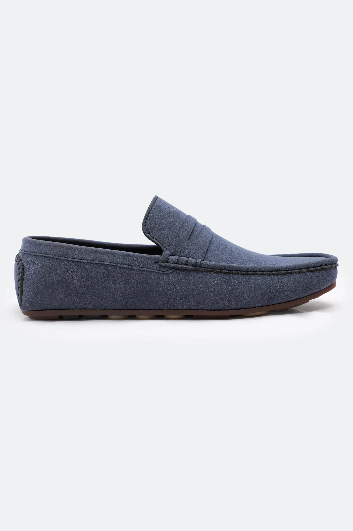 Blue Moccasins Casual Shoes