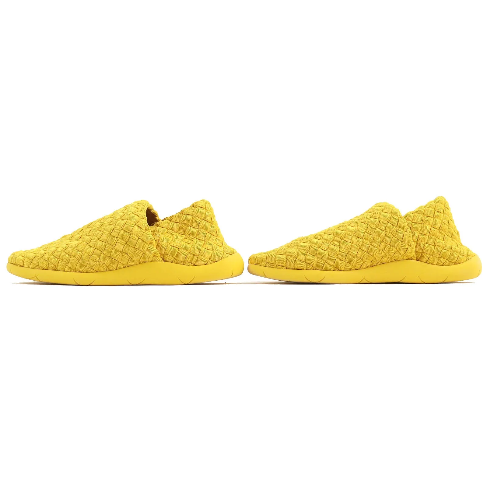 Bottega Veneta Intrecciato Knit Sneakers Yellow 41