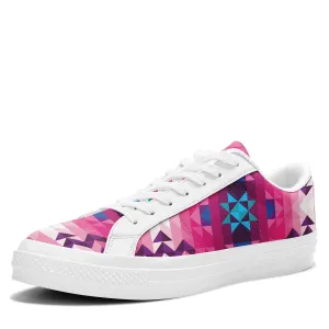 Bright Wave Aapisi Low Top Canvas Shoes White Sole