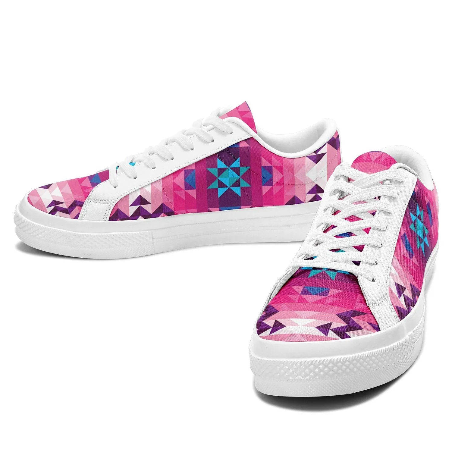 Bright Wave Aapisi Low Top Canvas Shoes White Sole