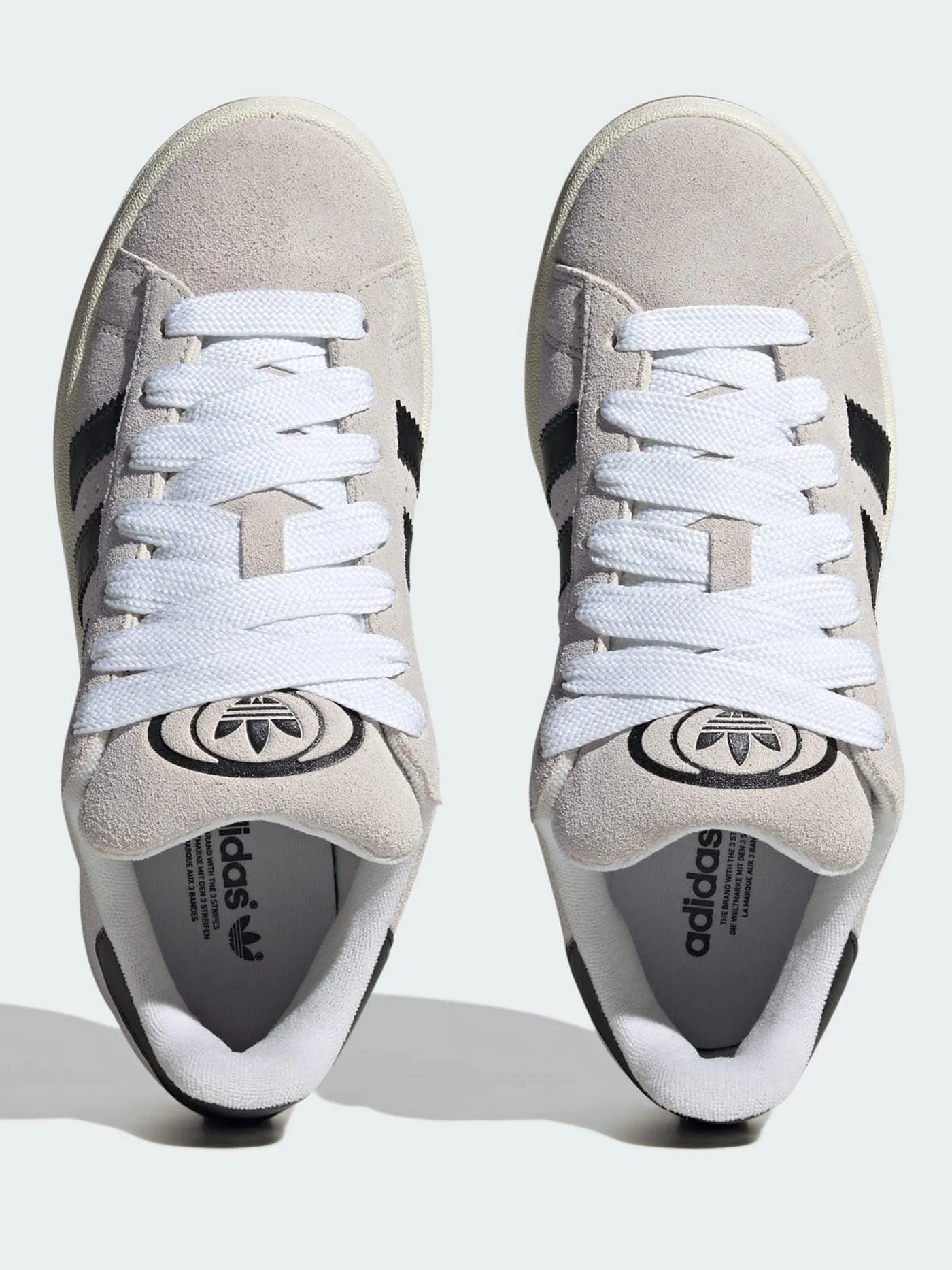 Campus 00s Crystal White/Core Black/Off White Shoes