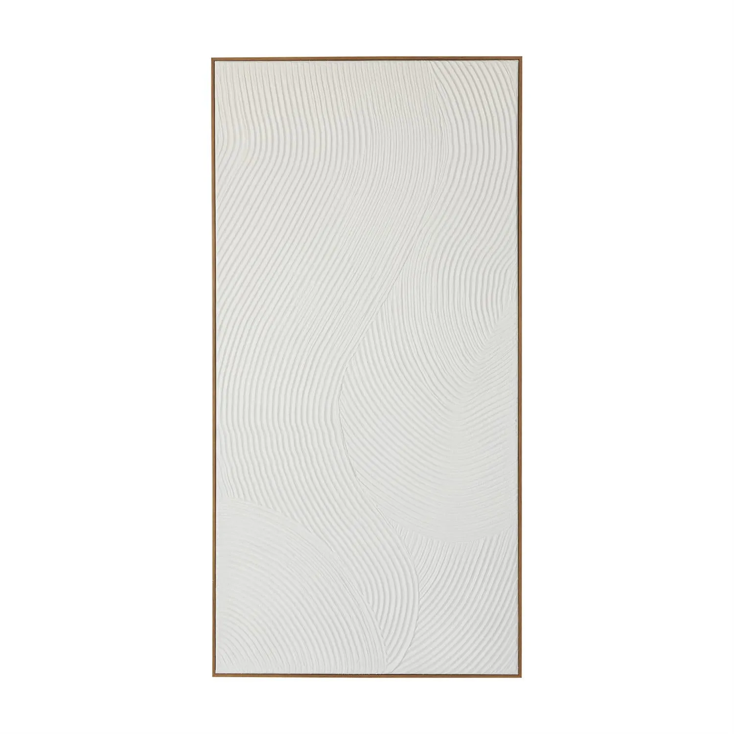 Canvas Art - White Geometric Art Deco Wall Art Decor