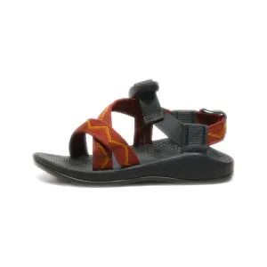 Chaco Flat Sandals Fabric Maroon Colour For Kids