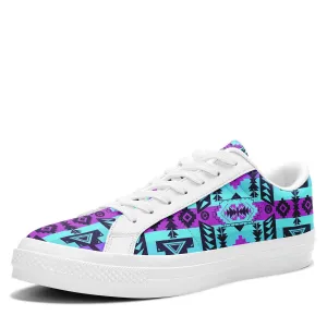 Chiefs Mountain Moon Shadow Aapisi Low Top Canvas Shoes White Sole