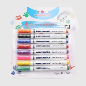 Clothes Textile Markers Fabric Paint Pen 8 Pcs Set