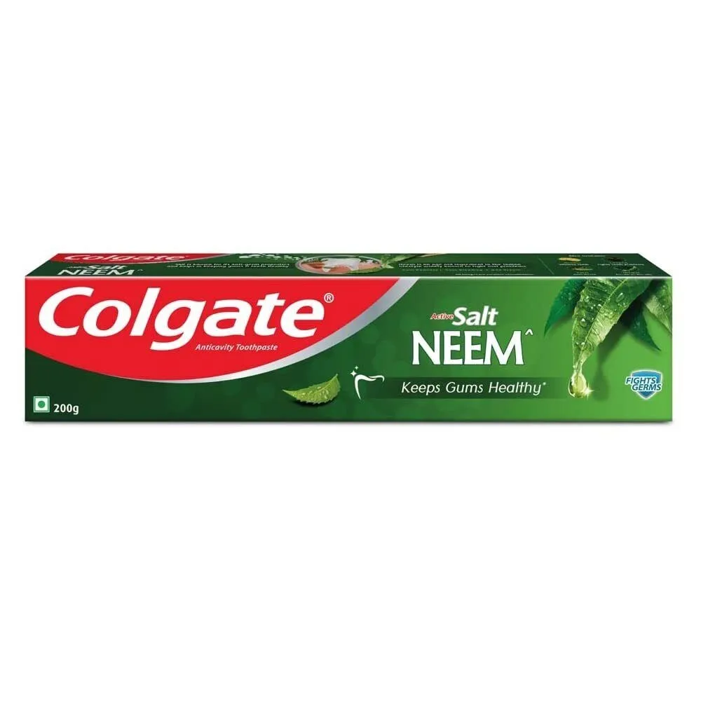 Colgate Toothpaste, Active Salt   Neem, 200g