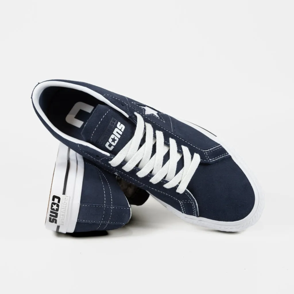 Converse Cons - One Star Pro OX Shoes - Navy / White / Black