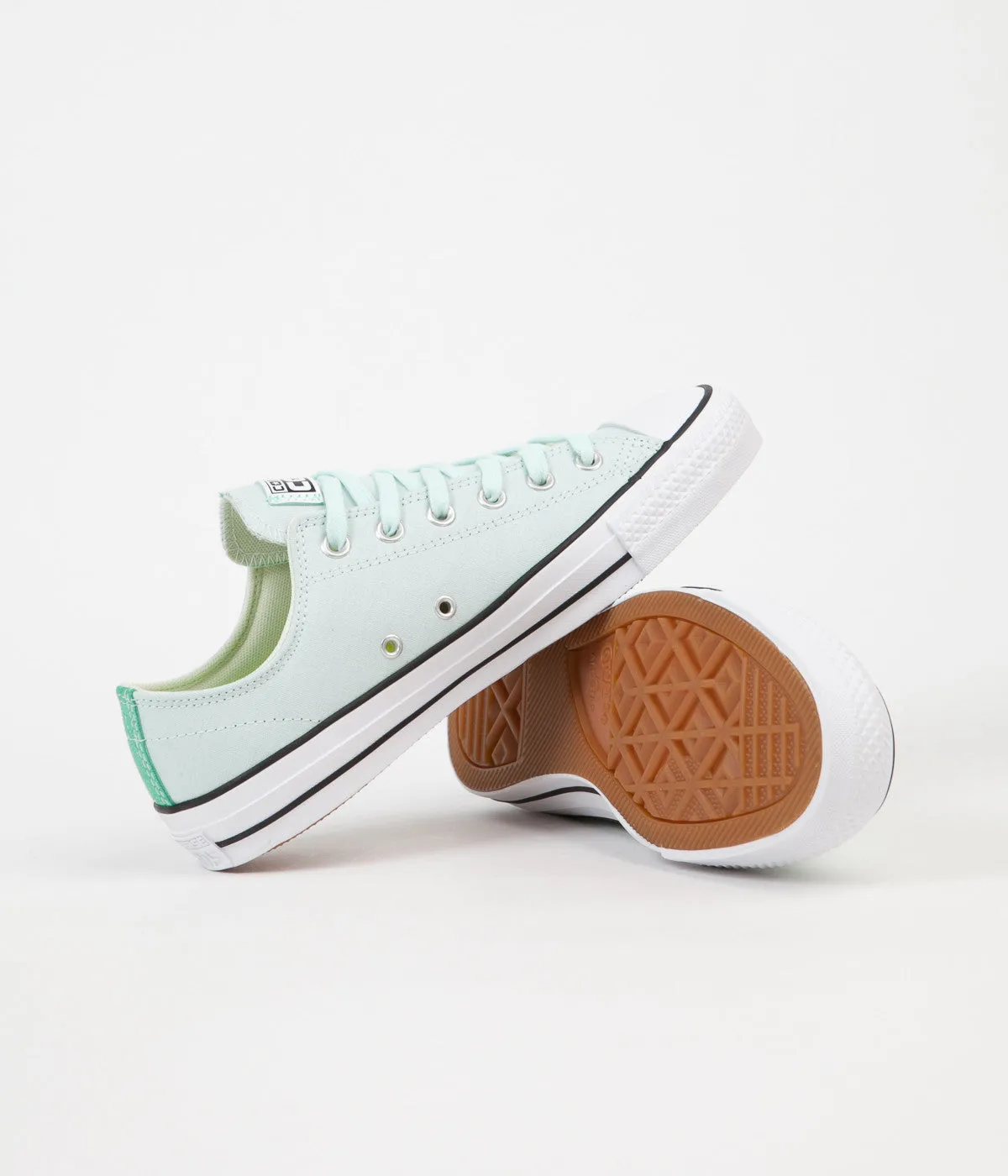 Converse CTAS Pro Ox Shoes - Fiberglass / Green Glow / Black