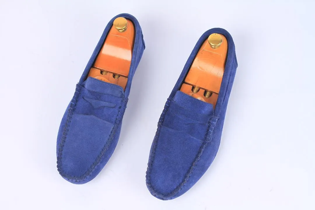 Credible Driver Sole Loafers Blue