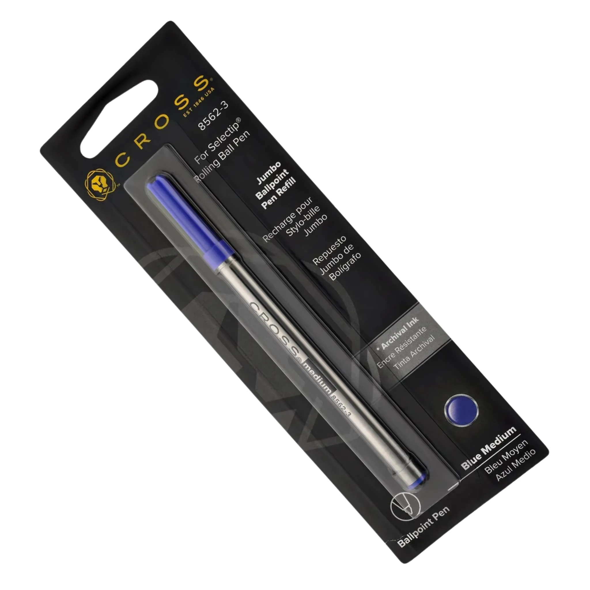 Cross Selectip Jumbo Ballpoint Pen Refill in Blue - Medium Point