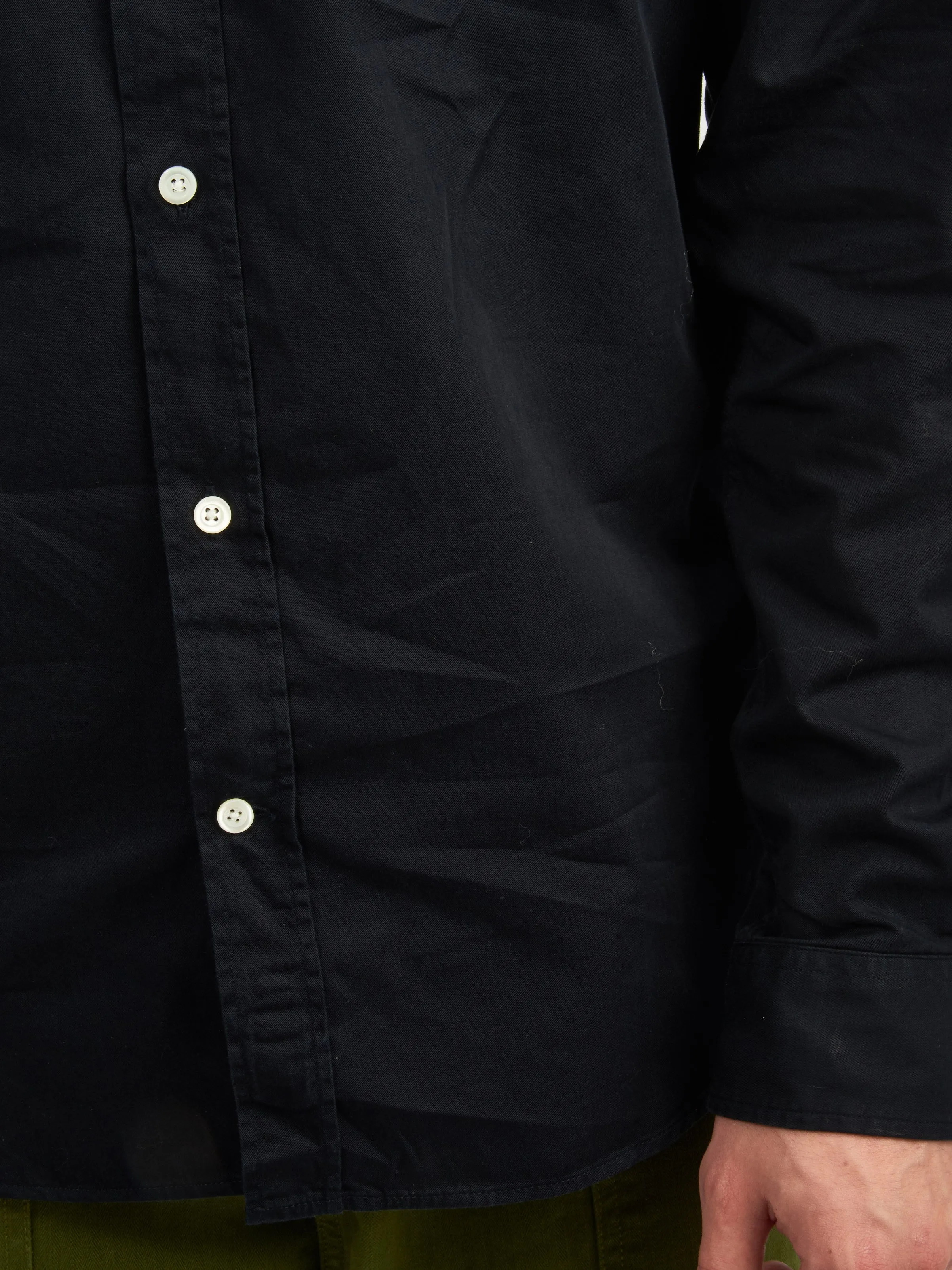 Dark Navy Osvald BD Twill Shirt