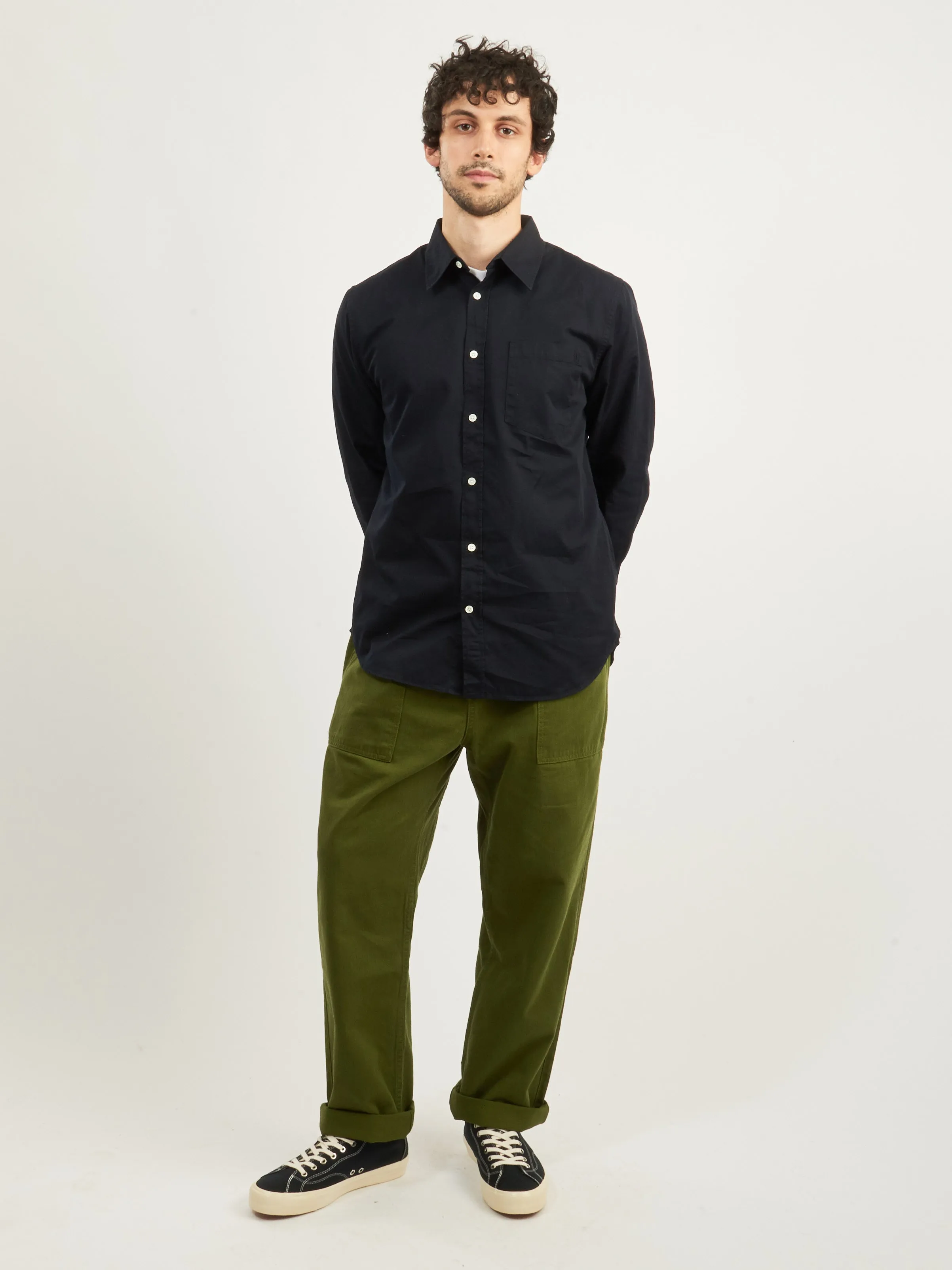 Dark Navy Osvald BD Twill Shirt