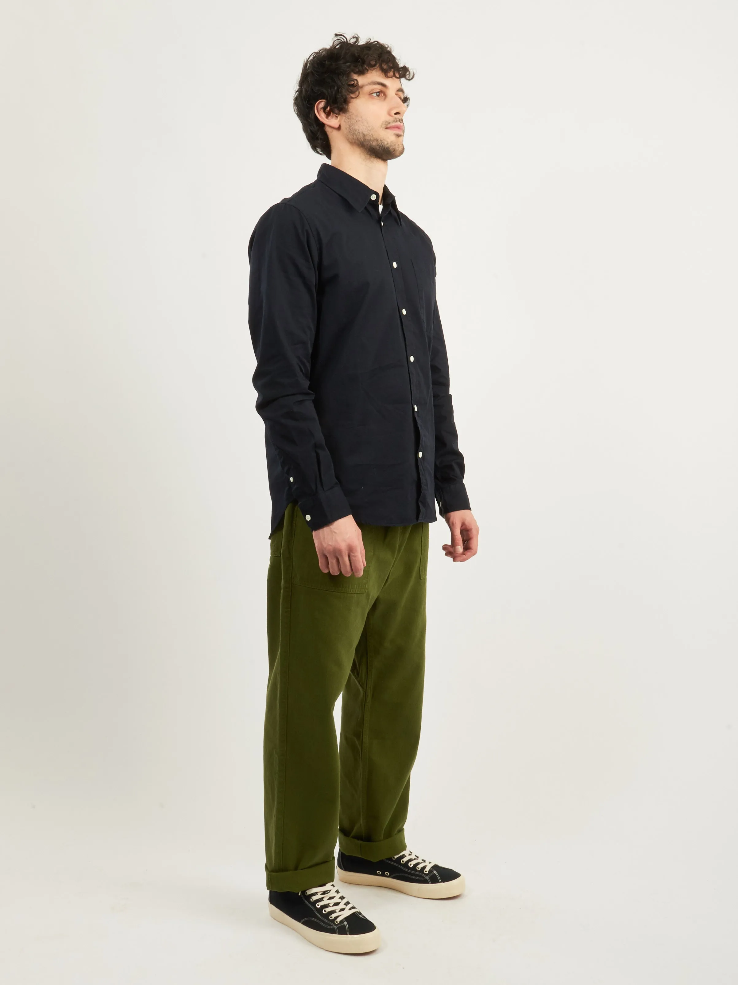 Dark Navy Osvald BD Twill Shirt