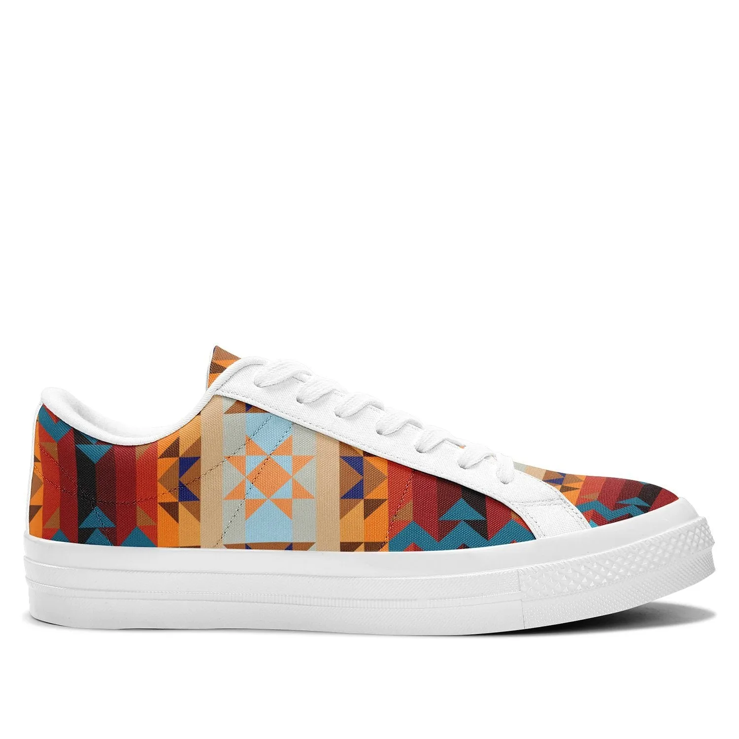 Dark Sandway Aapisi Low Top Canvas Shoes White Sole