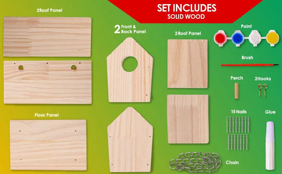 DIY Build A Birdhouse - Craft Kit