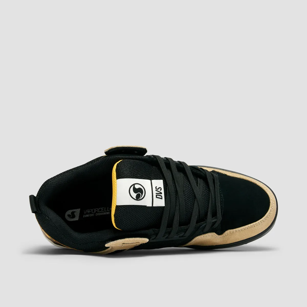 DVS Comanche 2.0  Shoes - Black/Tan/Yellow Suede