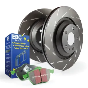 EBC Brakes S2KF1200 S2 Kits Greenstuff 2000 and USR Rotors