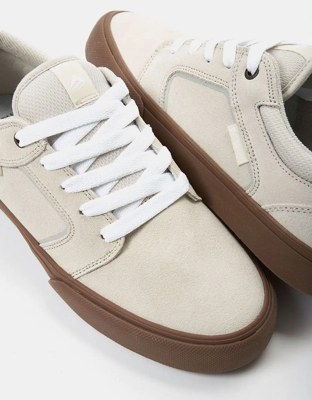 Emerica Cadence Skate Shoes - White/Gum