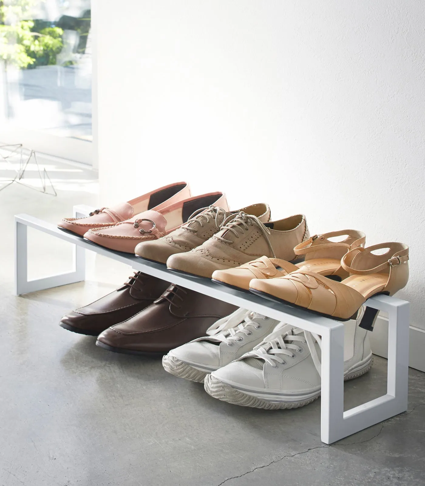 Expandable Shoe Rack - Two Sizes - Steel