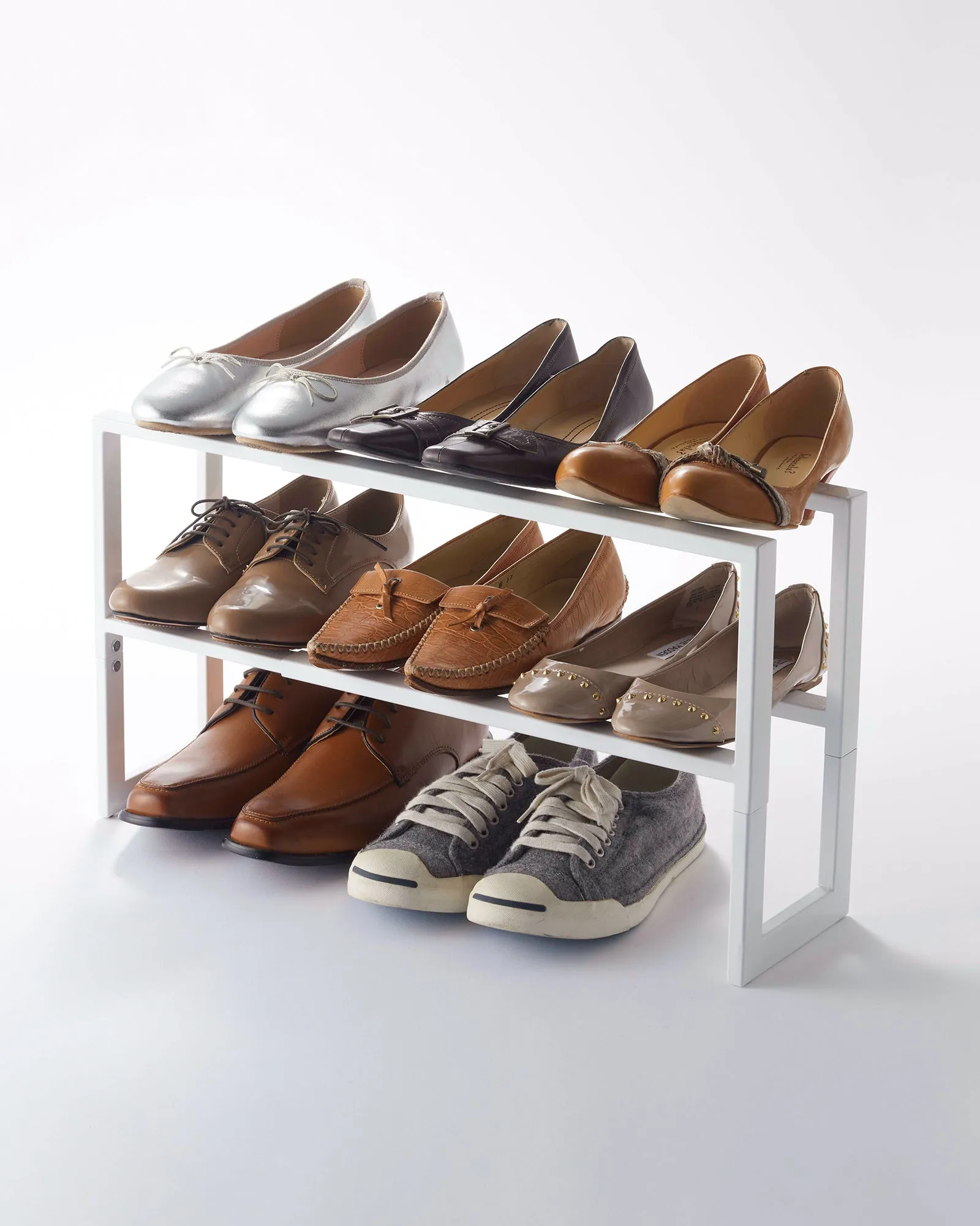 Expandable Shoe Rack - Two Sizes - Steel