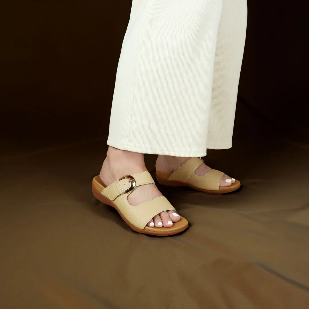 [EXTRA 20% off at cart][Wide-Fit] Great Coverage Buckle Flat Sandals