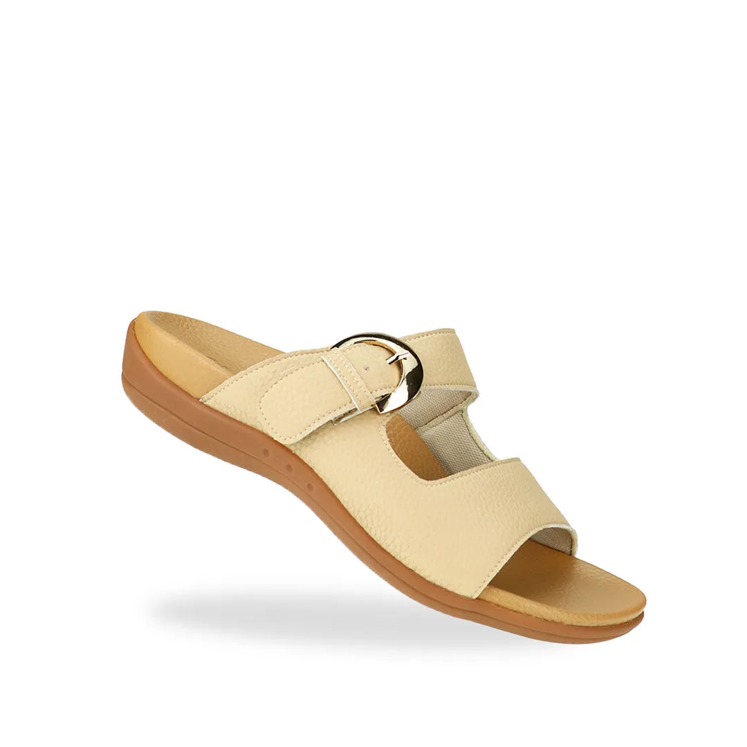 [EXTRA 20% off at cart][Wide-Fit] Great Coverage Buckle Flat Sandals