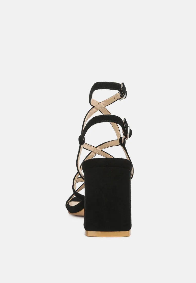 Fiorella Strappy Block Heel Sandals