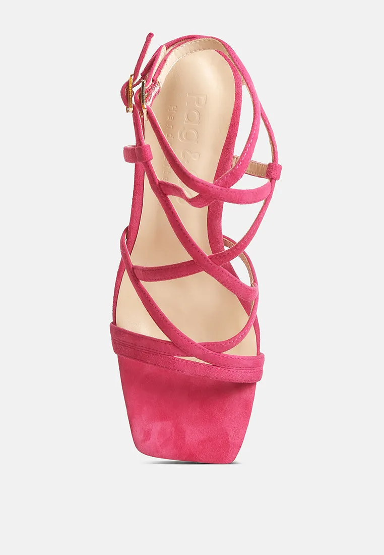 Fiorella Strappy Block Heel Sandals