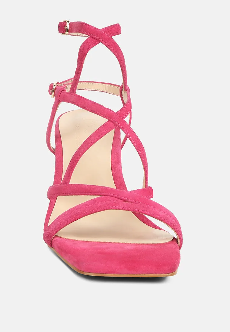 Fiorella Strappy Block Heel Sandals