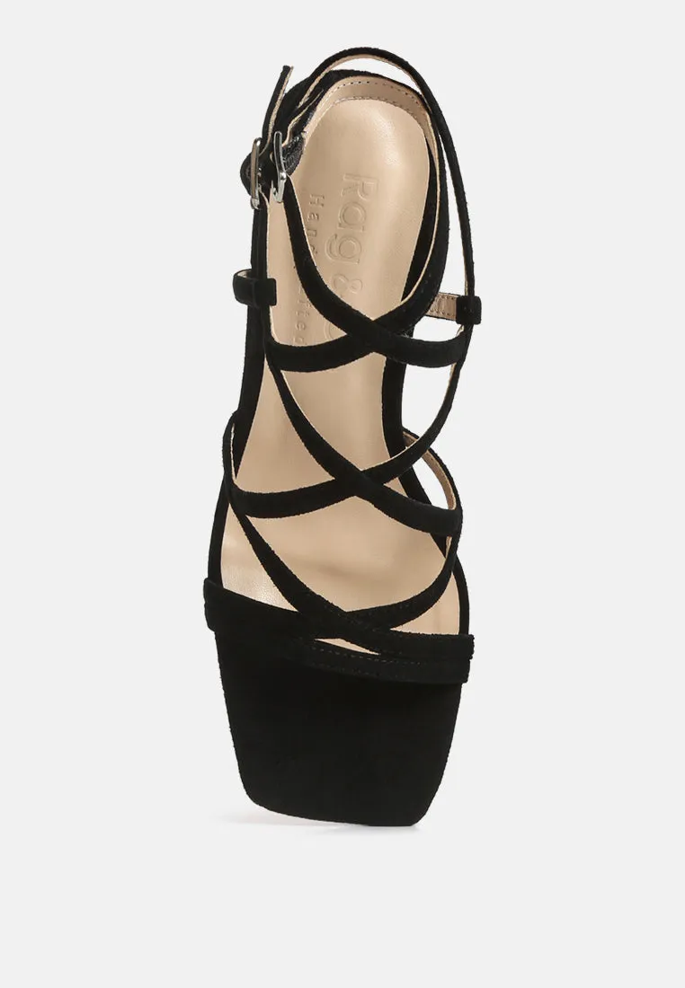 Fiorella Strappy Block Heel Sandals