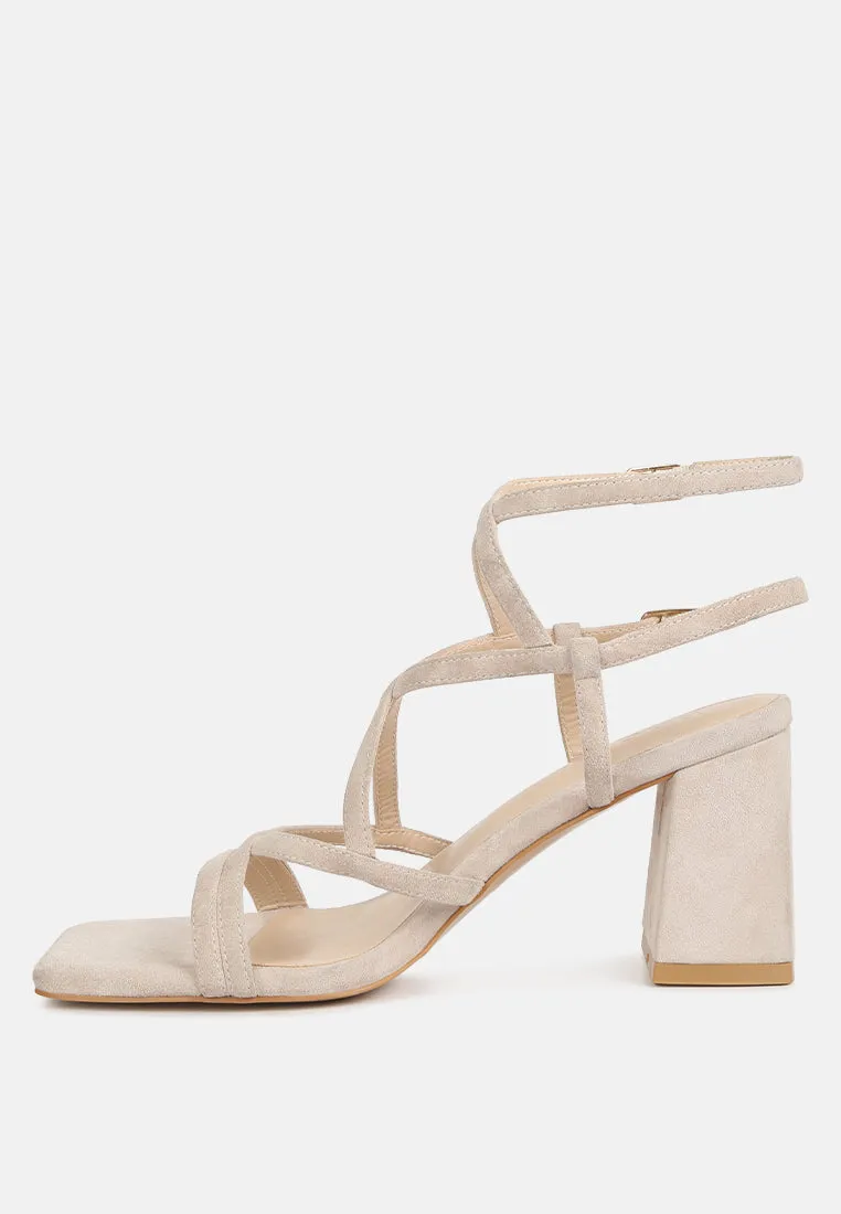 Fiorella Strappy Block Heel Sandals