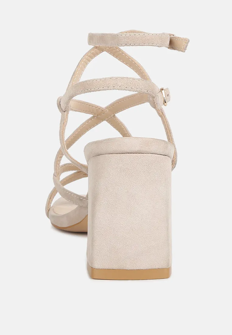 Fiorella Strappy Block Heel Sandals