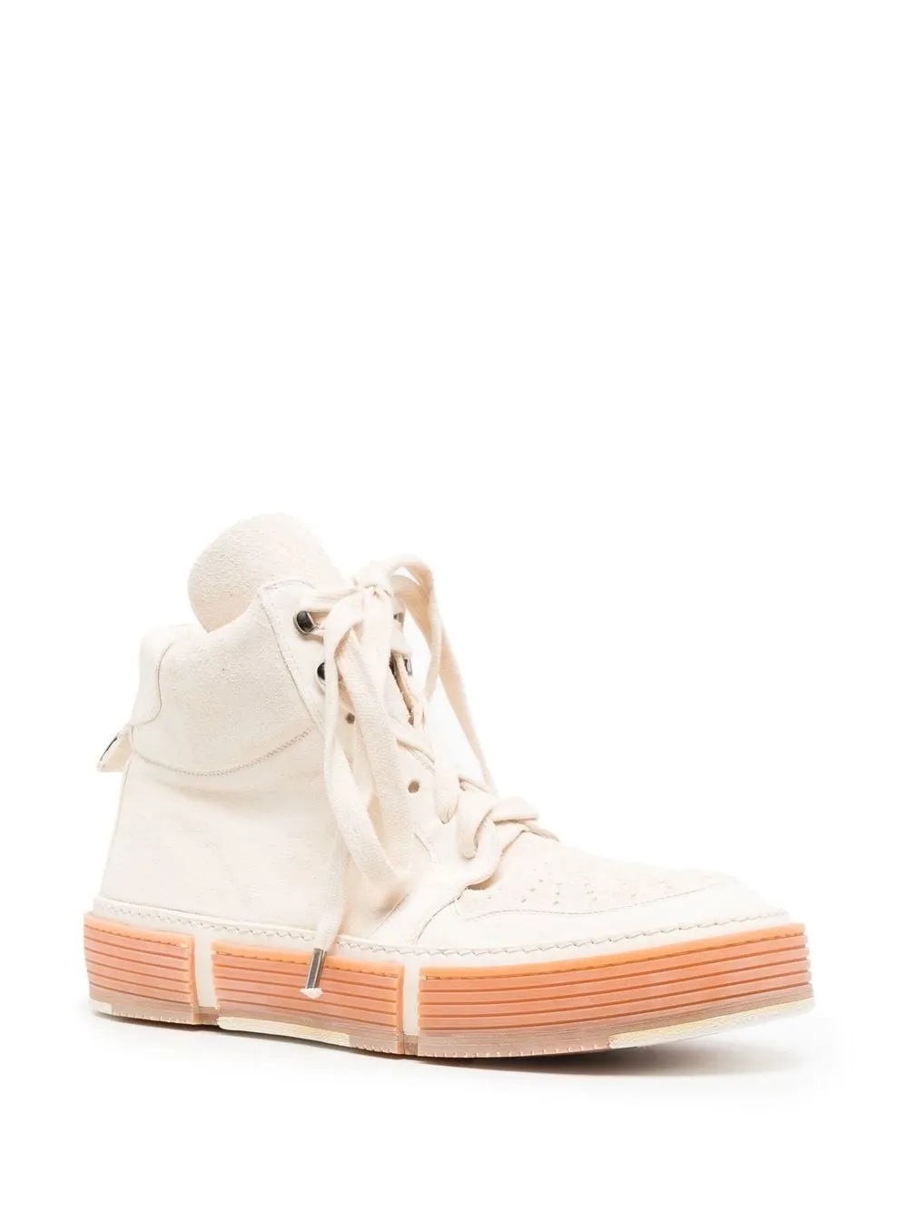 Flatform Sole Hi-Top Sneakers