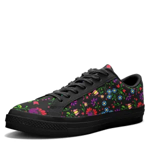 Fleur Indigine Aapisi Low Top Canvas Shoes Black Sole