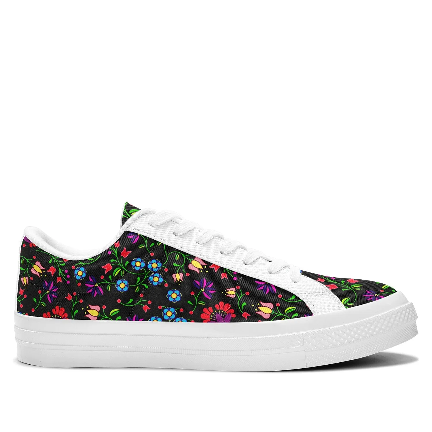 Fleur Indigine Aapisi Low Top Canvas Shoes White Sole