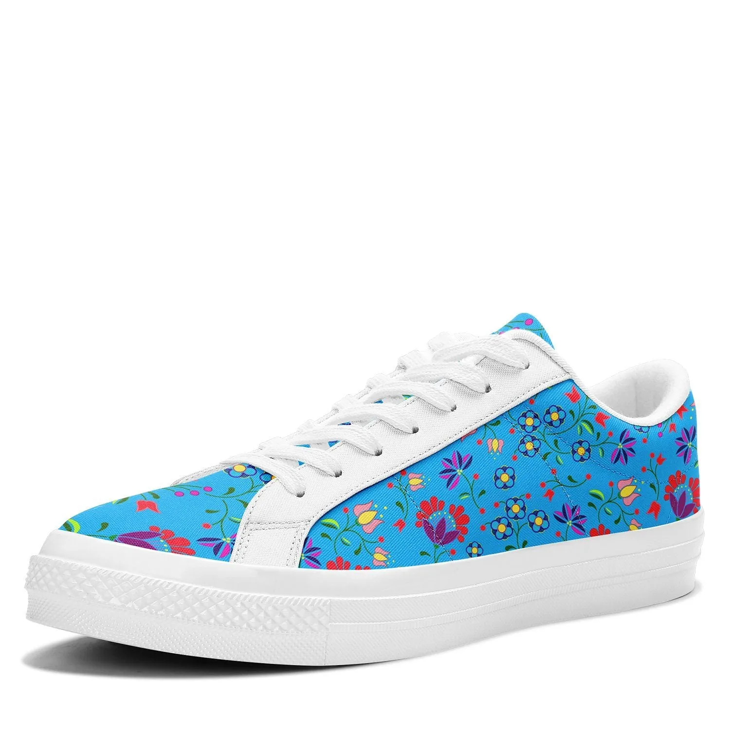 Fleur Indigine Ciel Aapisi Low Top Canvas Shoes White Sole