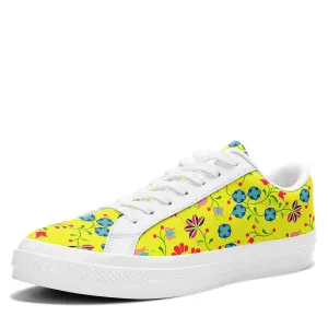 Fleur Indigine Mais Aapisi Low Top Canvas Shoes White Sole