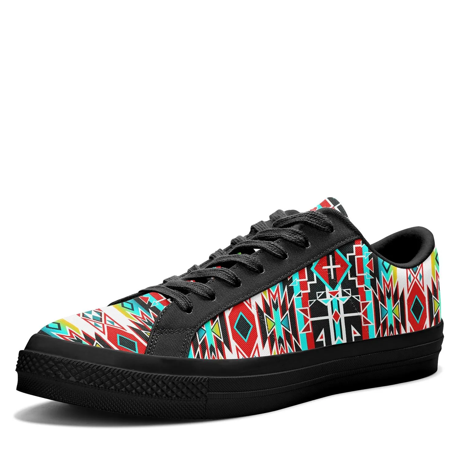 Force of Nature Windstorm Aapisi Low Top Canvas Shoes Black Sole