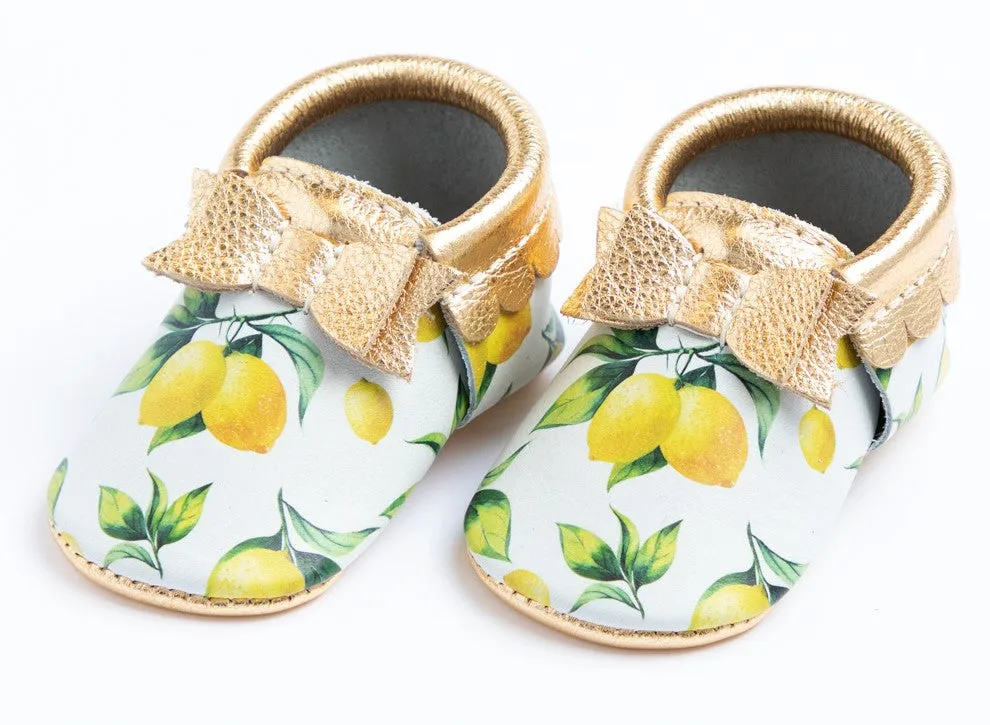 Freshly Picked Lemonade Bow Mocc Mini Sole