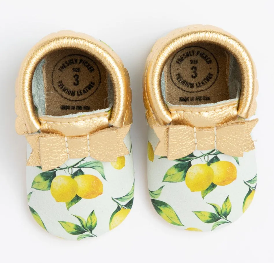 Freshly Picked Lemonade Bow Mocc Mini Sole