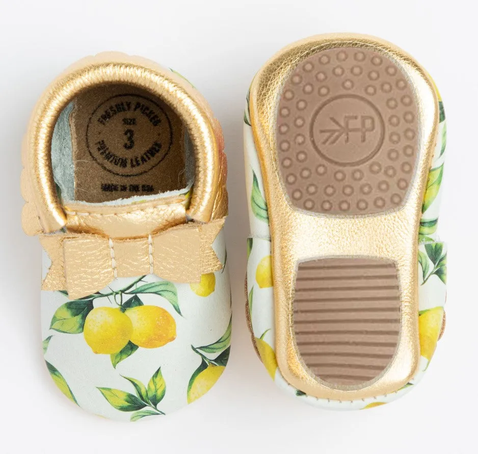 Freshly Picked Lemonade Bow Mocc Mini Sole