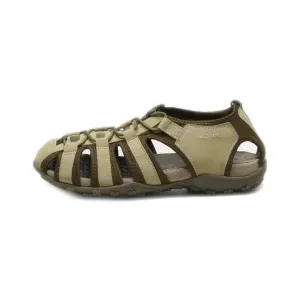 Geox Sandals Leather Brown Colour For Women