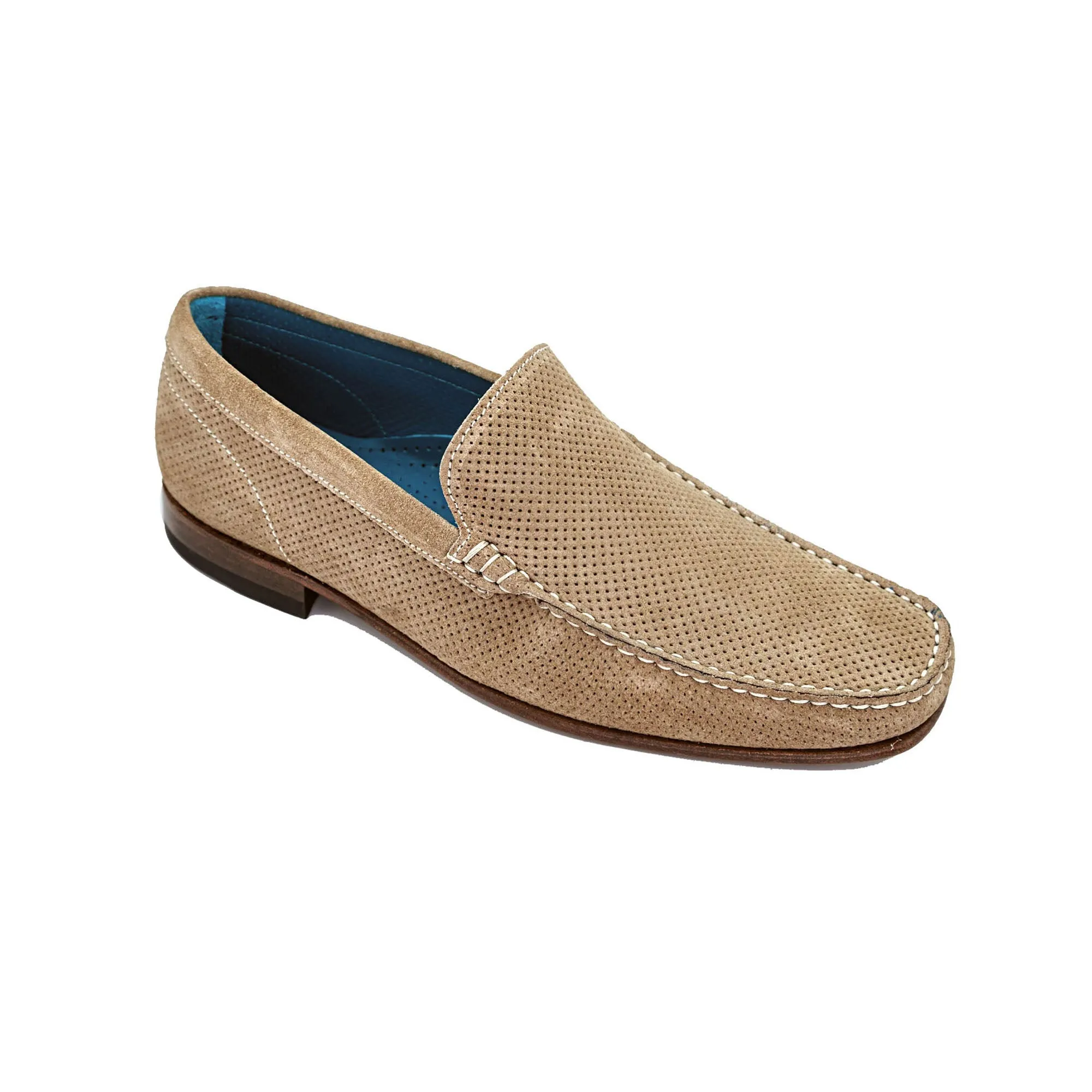 Giovacchini Diego in Savana Suede Slip-On Moccasins