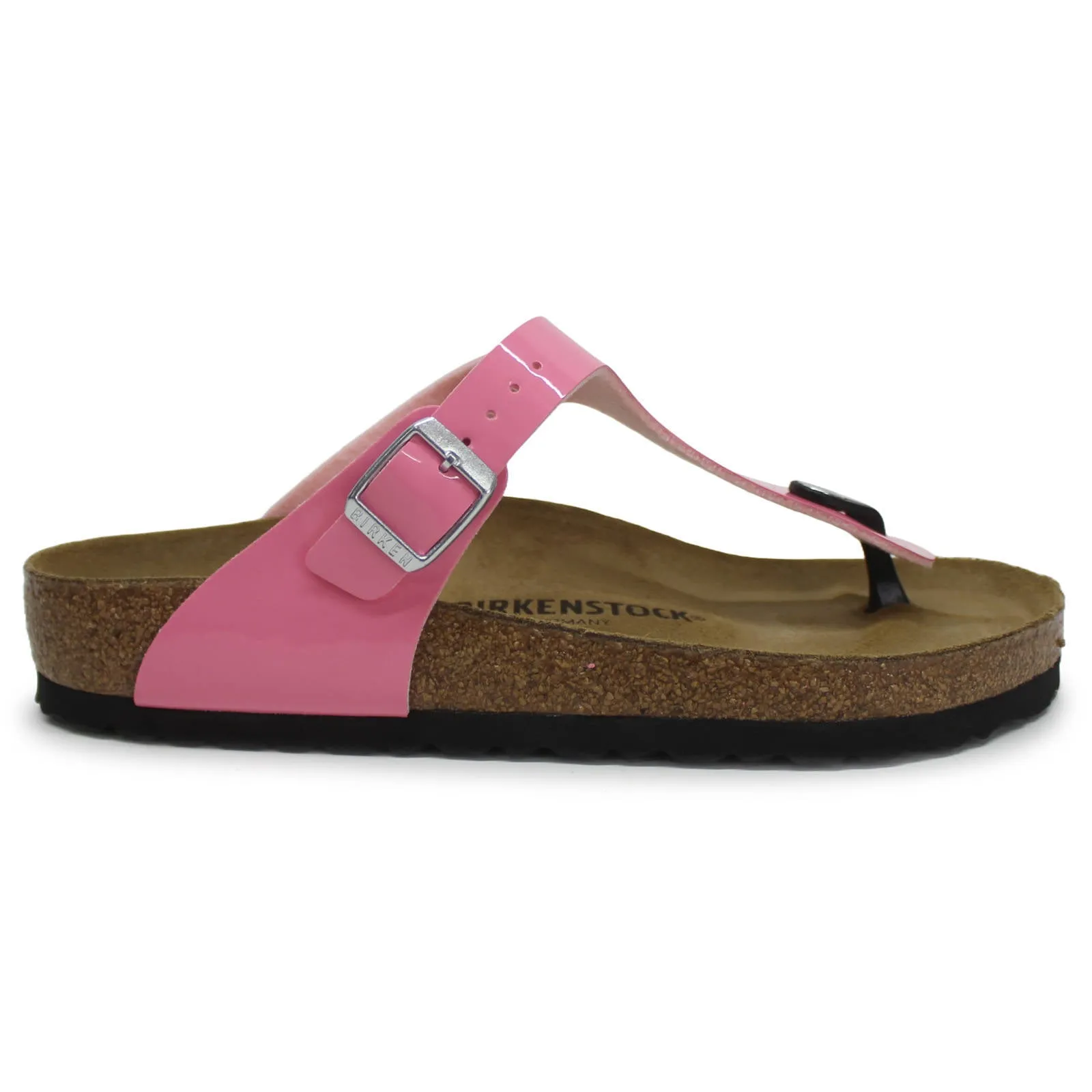 Gizeh Birko-Flor Patent Unisex Toe Post Sandals