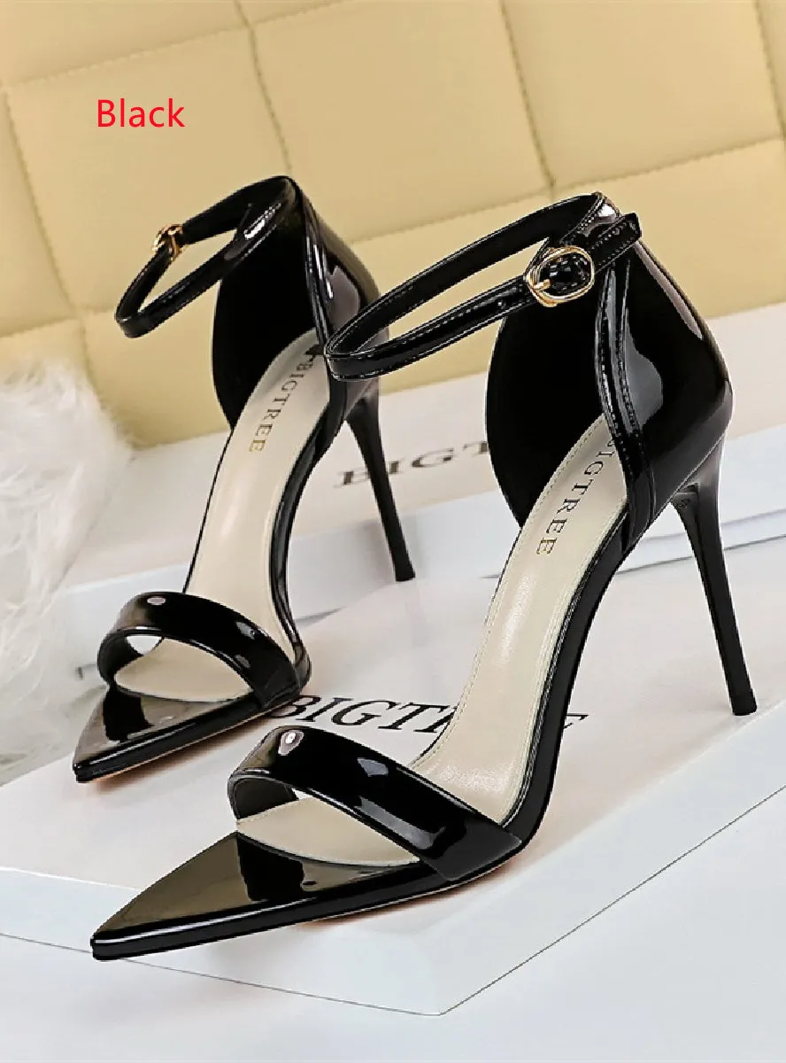 High Heel Open Toe Pointed Sandals