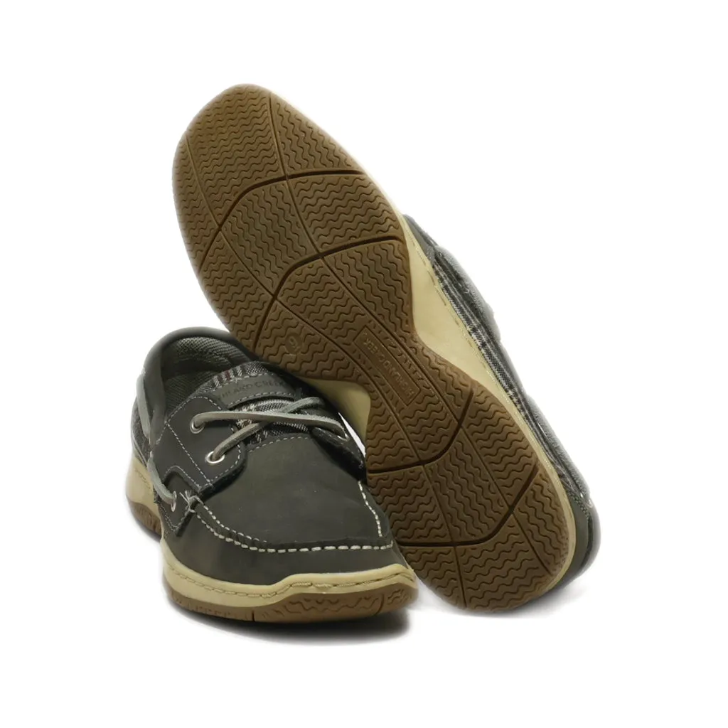 Highland Creek Moccasins Nubuck Grey Colour For Men