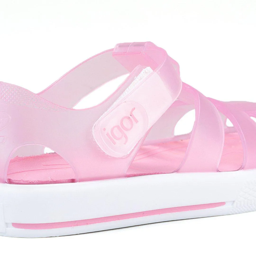 Igor Star Transparent Sandals - Rosa