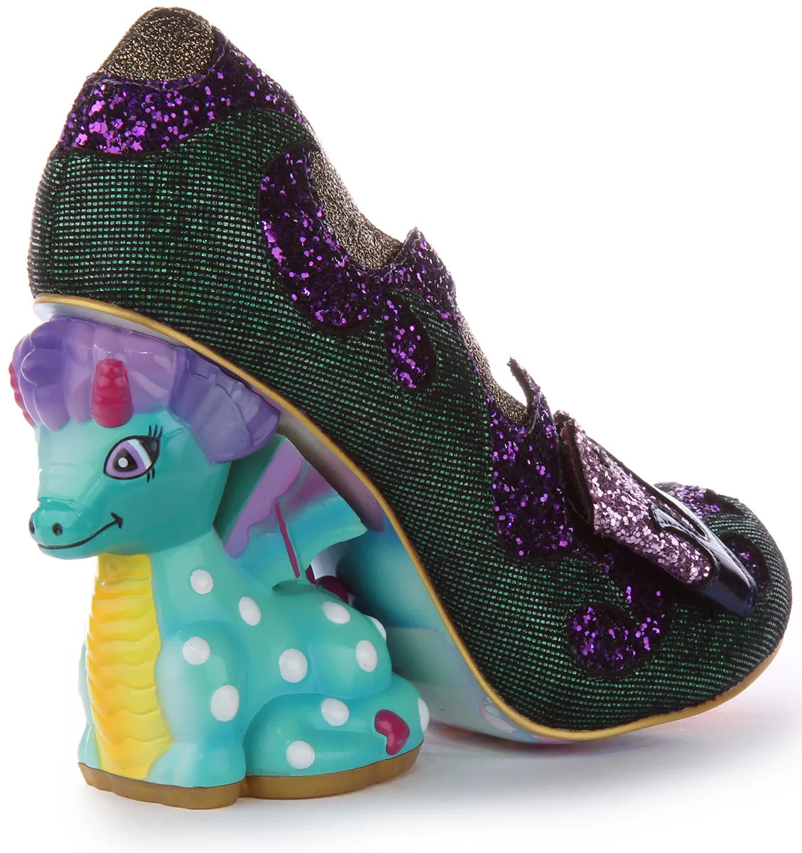 Irregular Choice Dragons Lair In Green Multi For Women